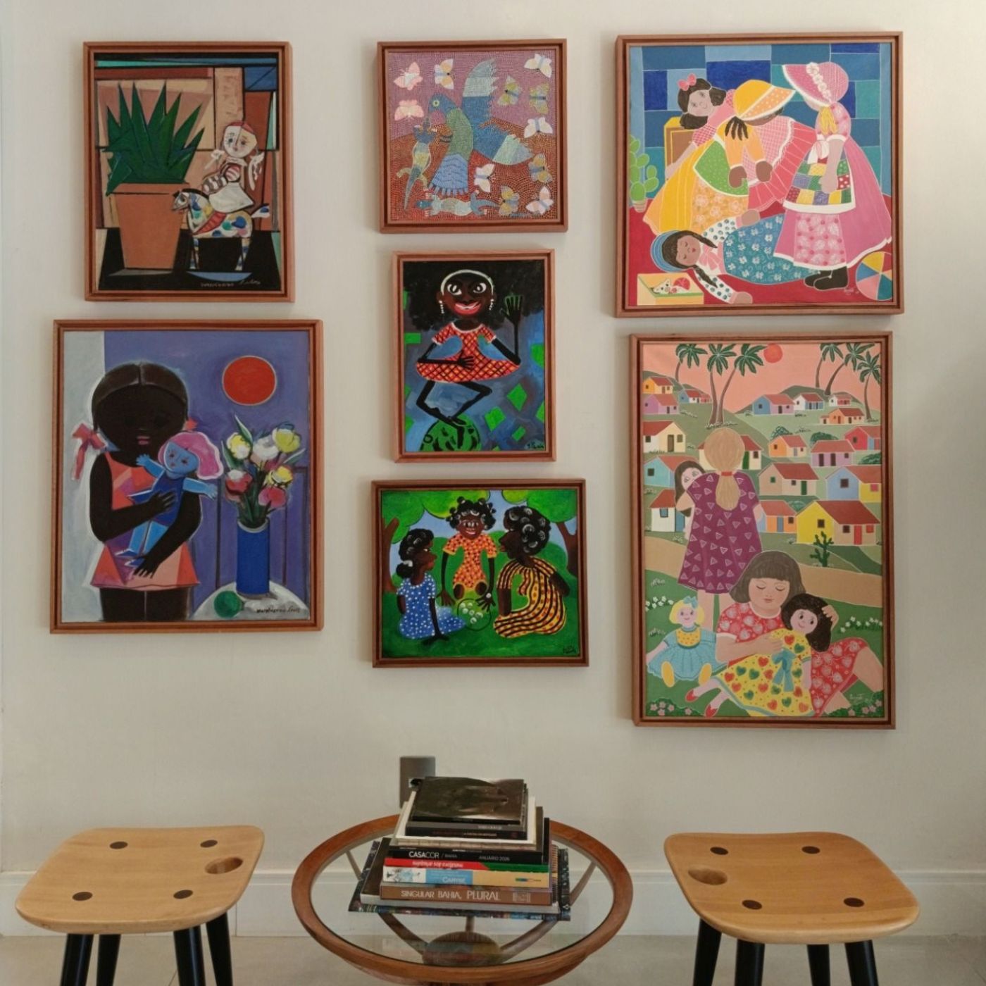 Sete obras que retratam a infância ganham destaque em galeria de Salvador