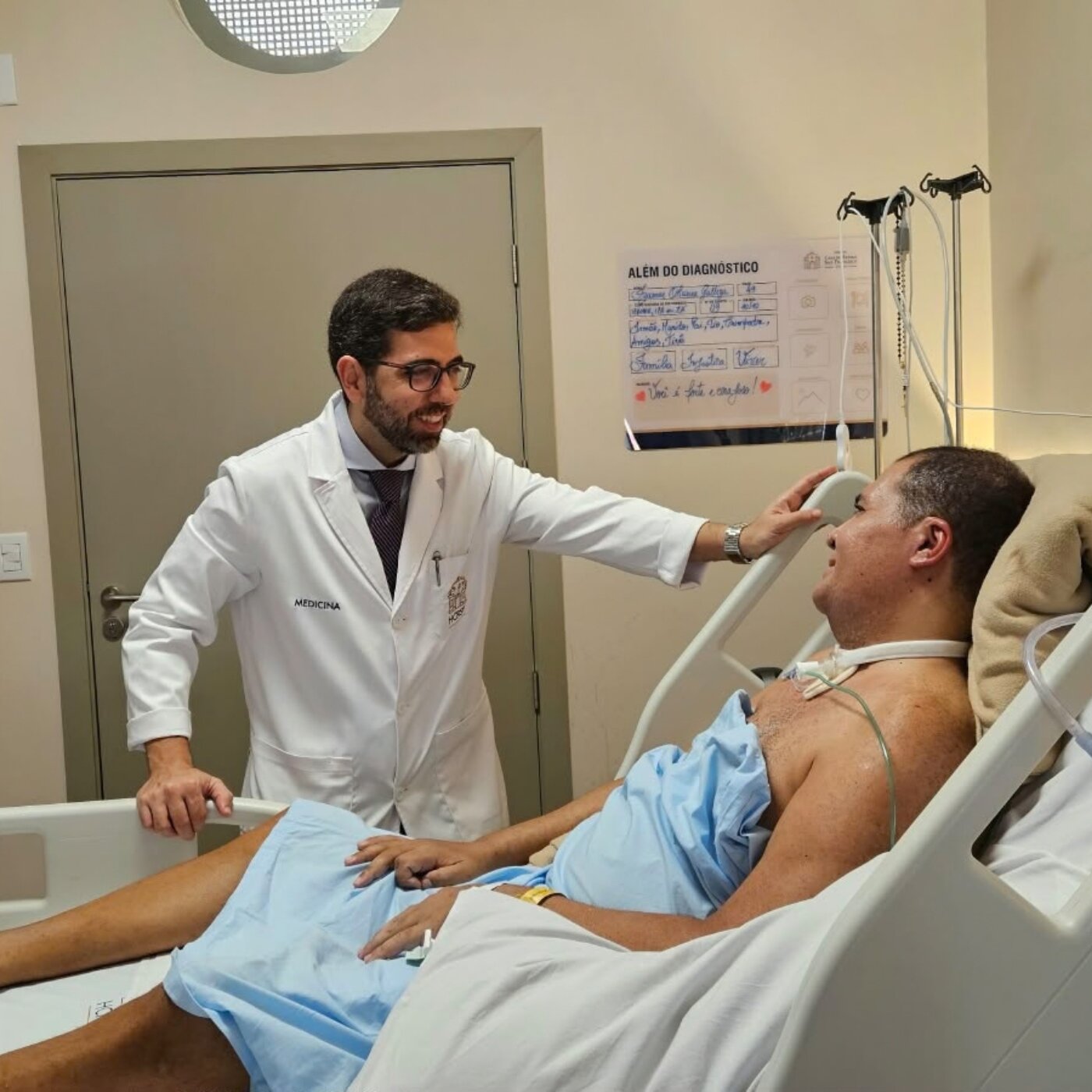 Dia Mundial dos Cuidados Paliativos: hospital de Salvador integra reabilitação e acolhimento no tratamento de paciente com tumor cerebral avançado